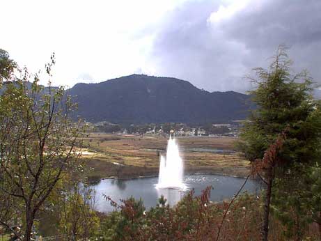 San Cristobal de las Casas vue de la montagne environnante