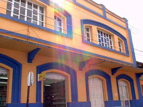 Une des maisons très colorée et typique de San Cristobal